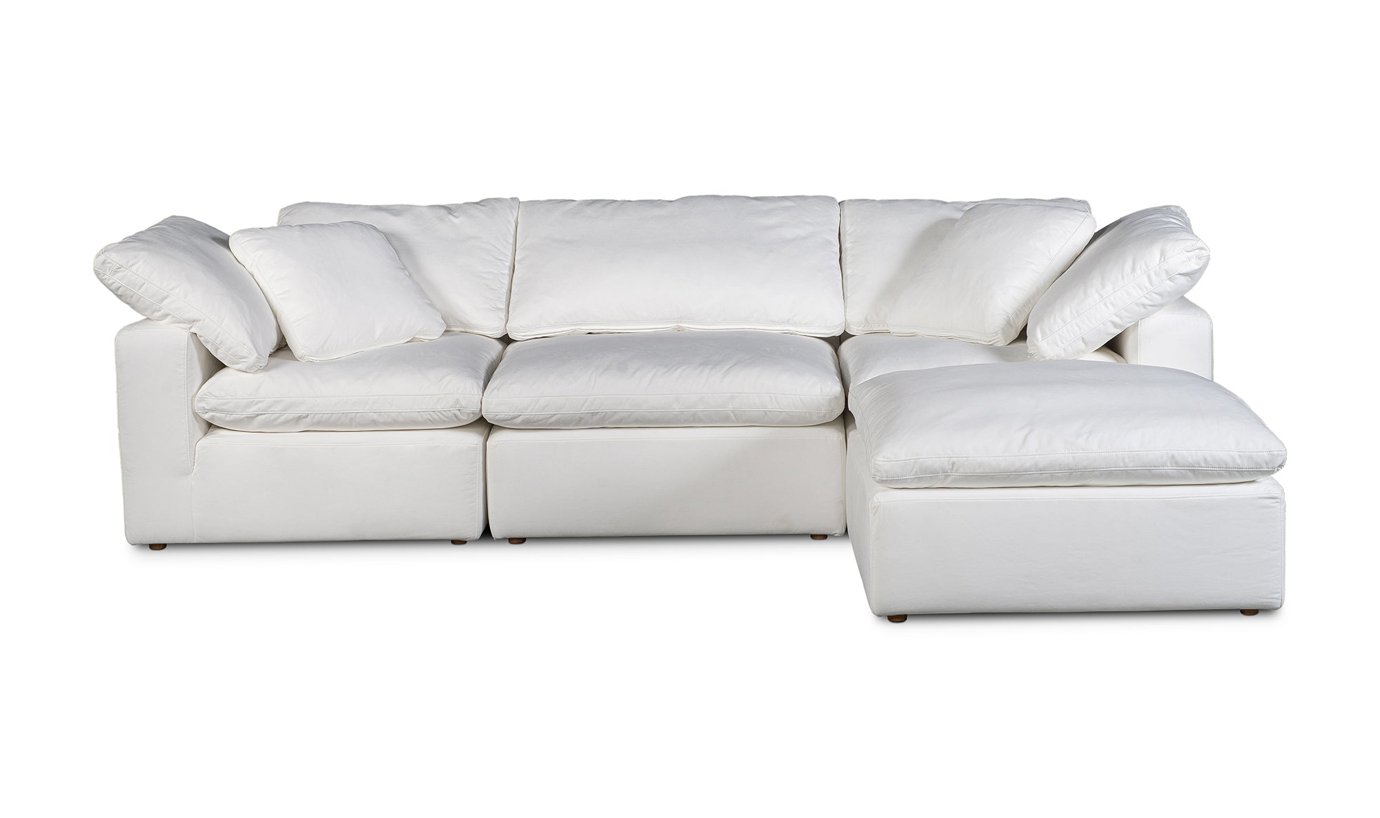 komfi cloud couch 4 piece white comfy #color_white